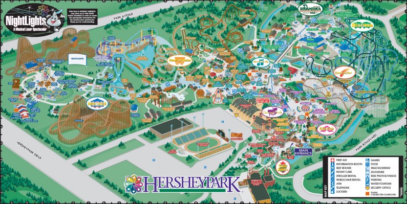 HersheyPark-map