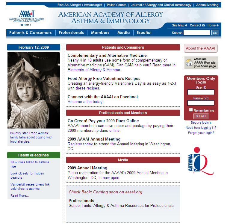 American Academy of Allergy, Asthma & Immunology (AAAAI)