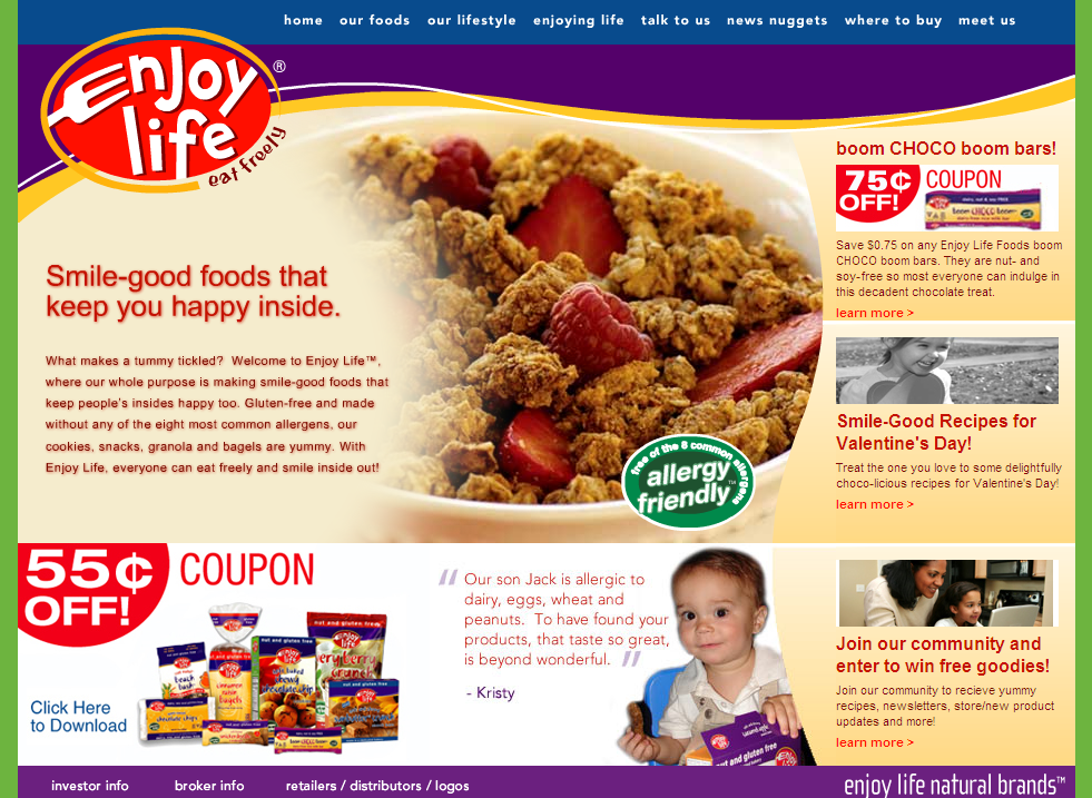 Enjoy Life Natural Brands Enjoy Life Natural Brands