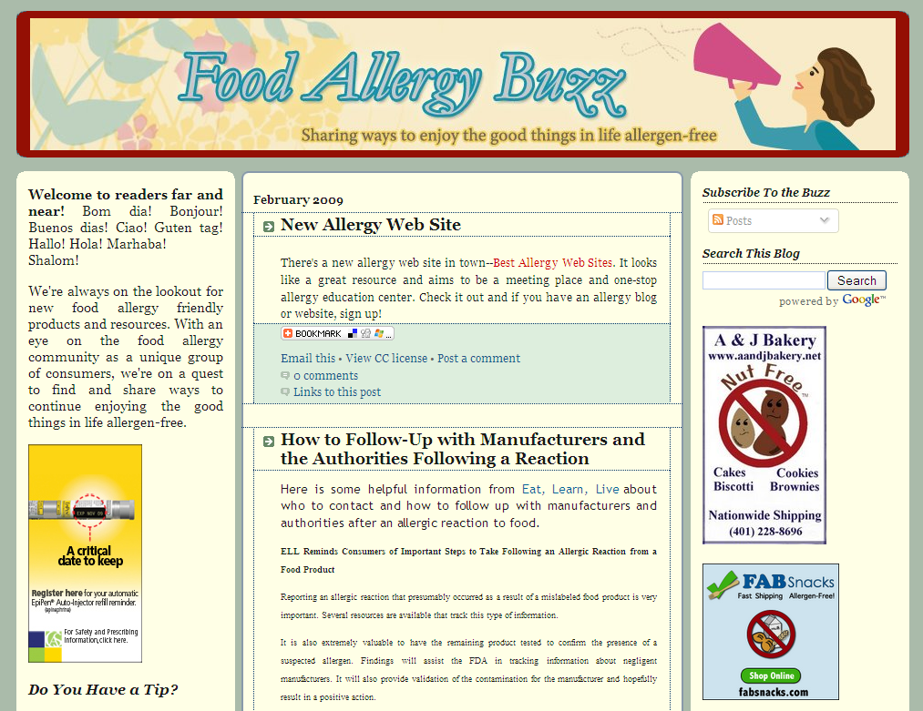 Food Allergy Buzz