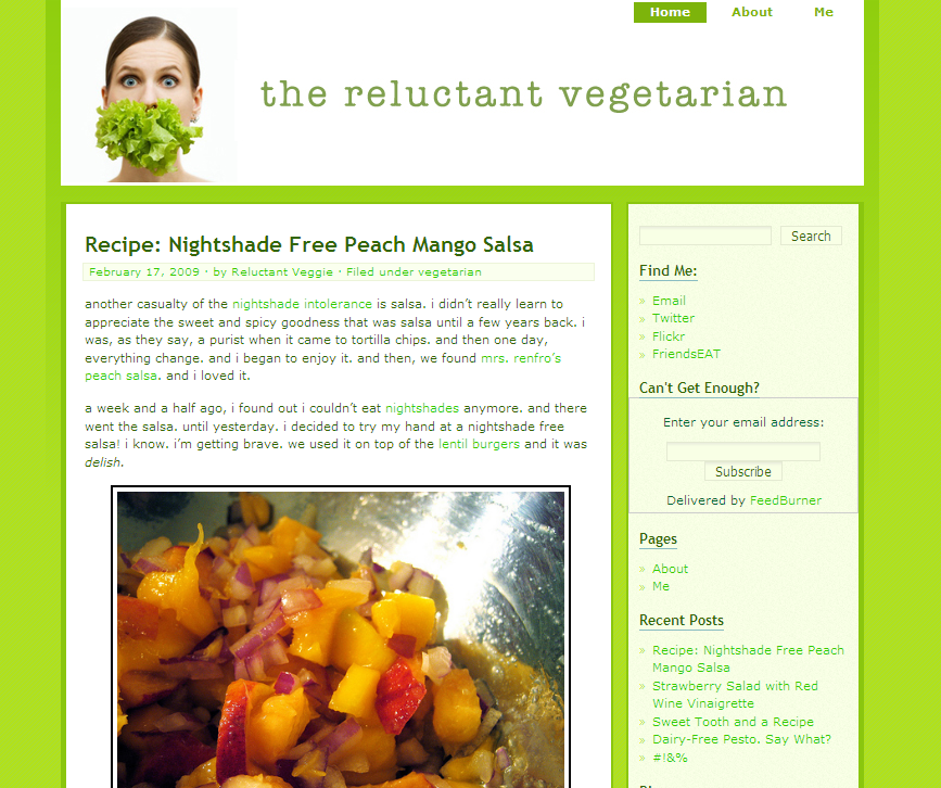 Reluctant Vegetarian
