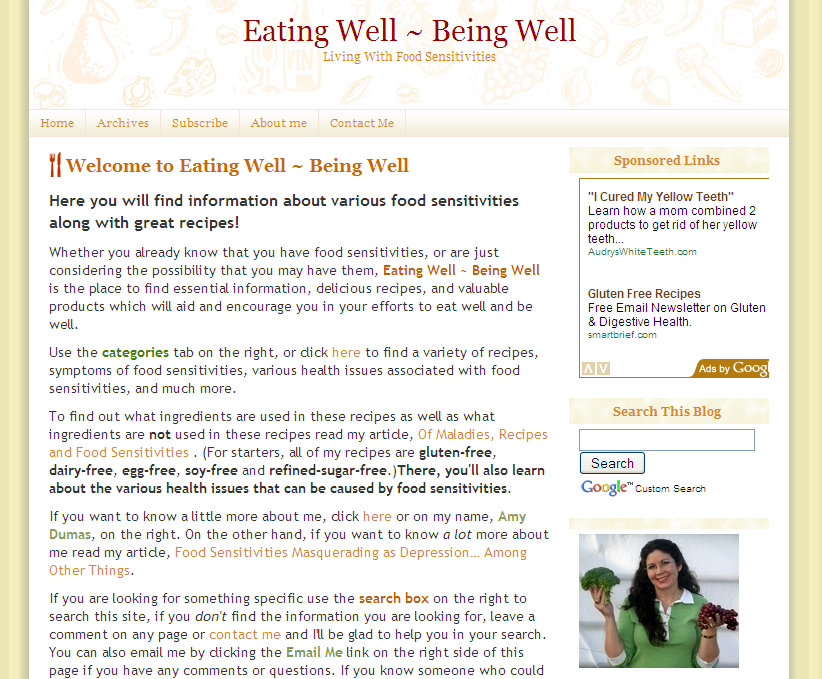 Eating Well ~ Being Well