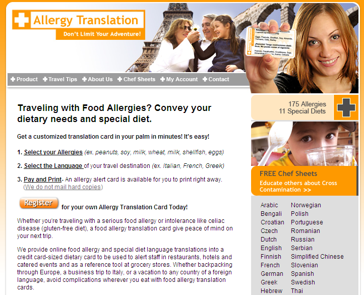 AllergyTranslation.com