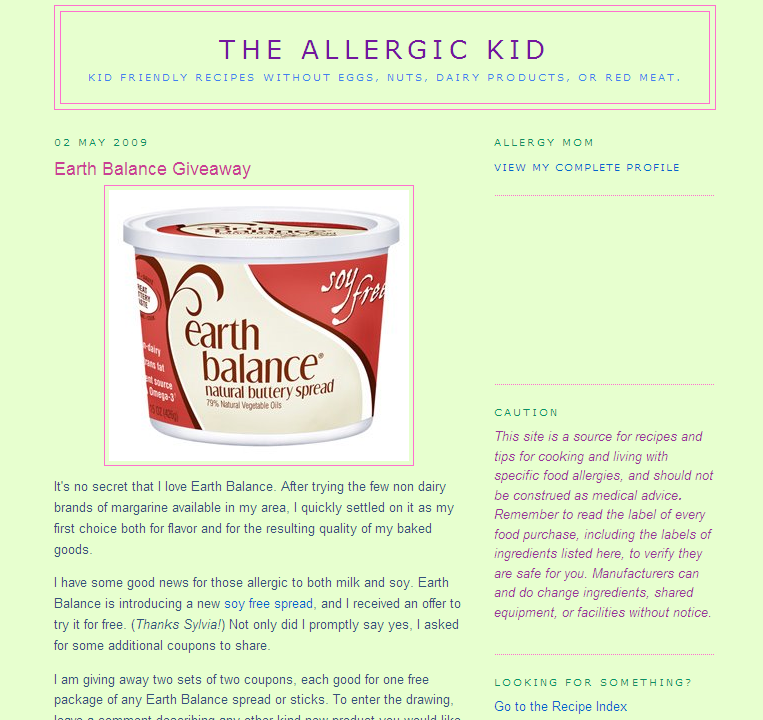 The Allergic Kid