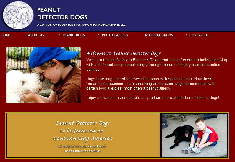 Peanut Detector Dogs