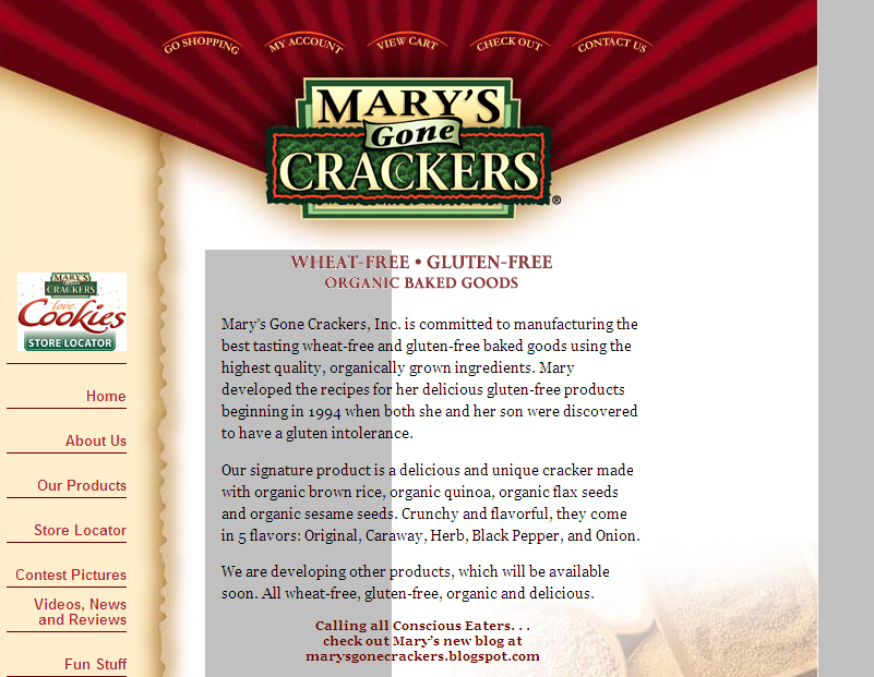 Mary’s Gone Crackers