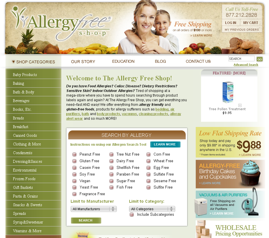 Allergy Free Shop Allergy Free Shop