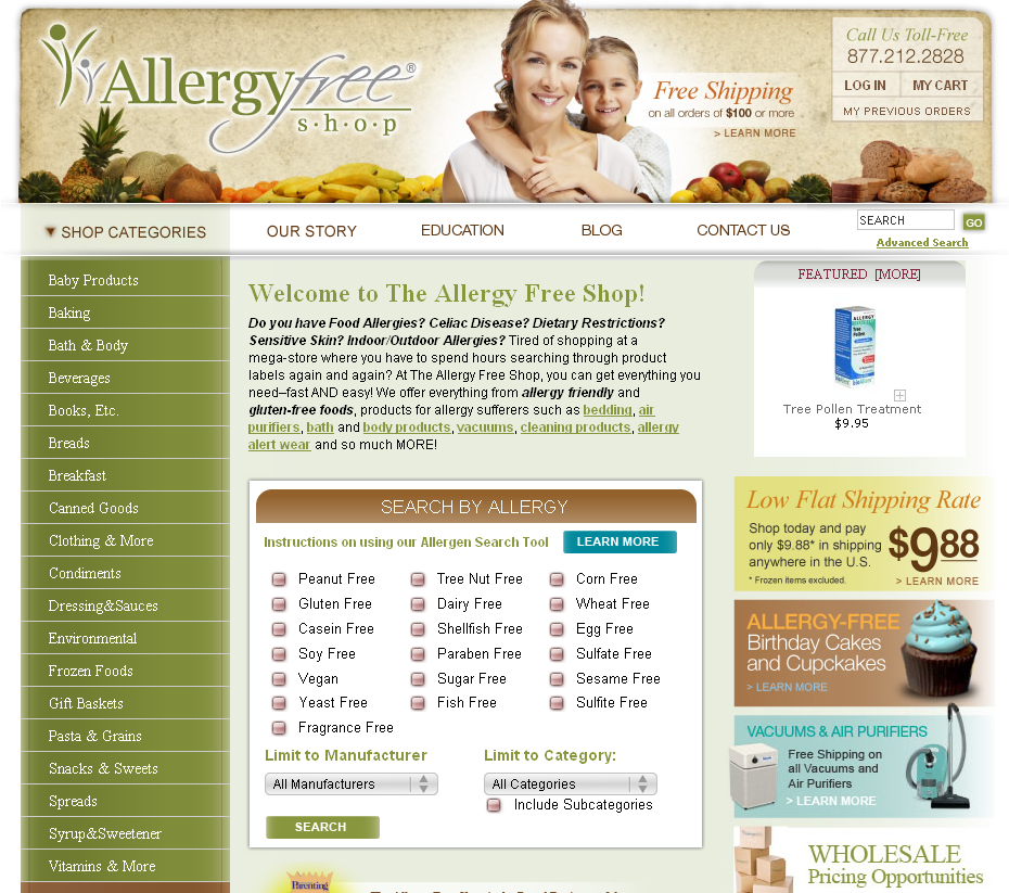 Allergy Free Shop