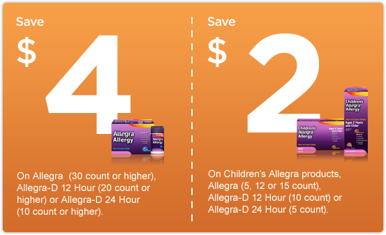 Allegra Coupons for Allergies